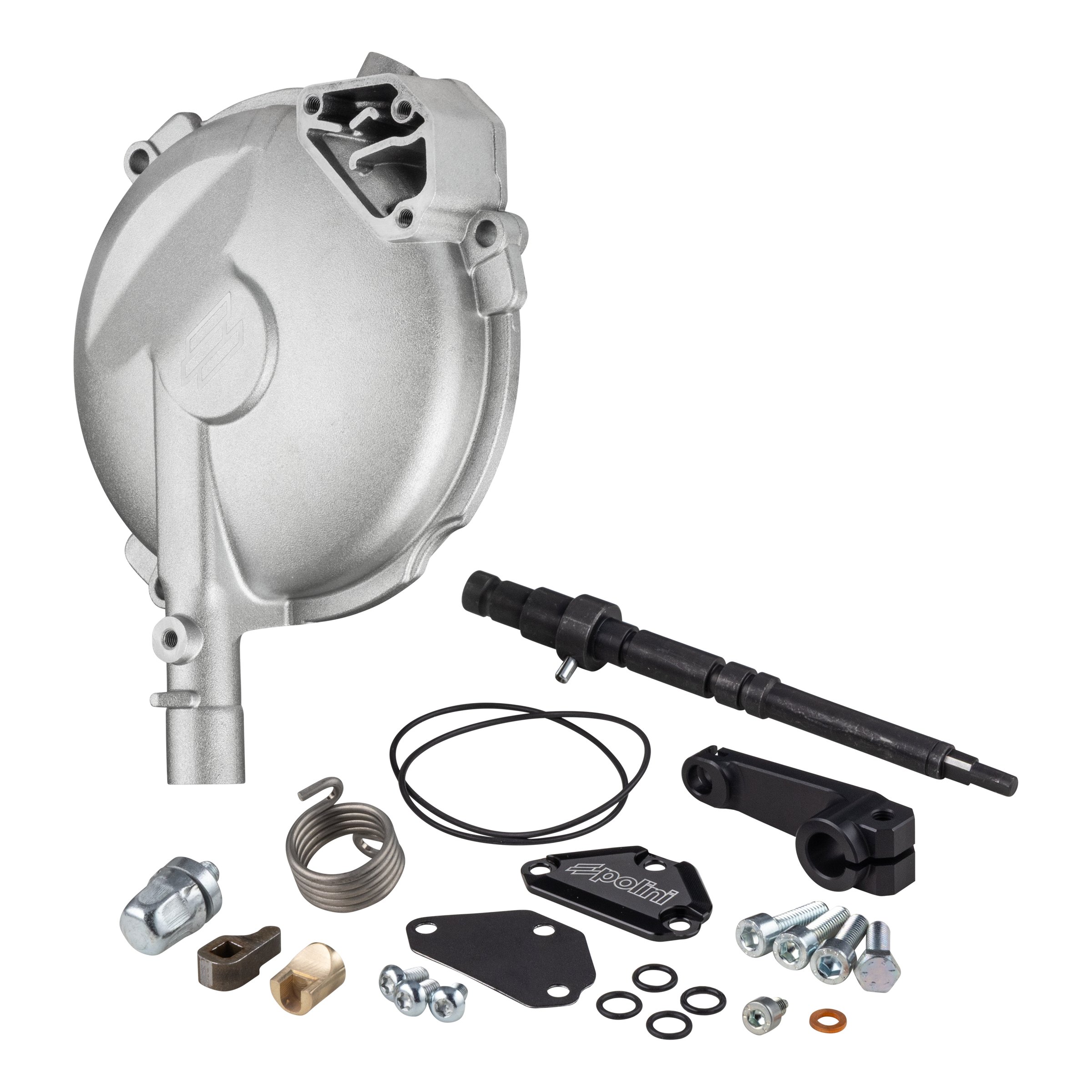 Image of Kupplungsdeckel POLINI 1139951 - 26482080 für Vespa 125 VNA-TS/150 VBA-Super/Rally/PX80-200/PE/Lusso/Cosa/T5 für Vespa 125 VNA-TS/150 VBA-Super/Rally/PX80-200/PE/Lusso/Cosa/T5