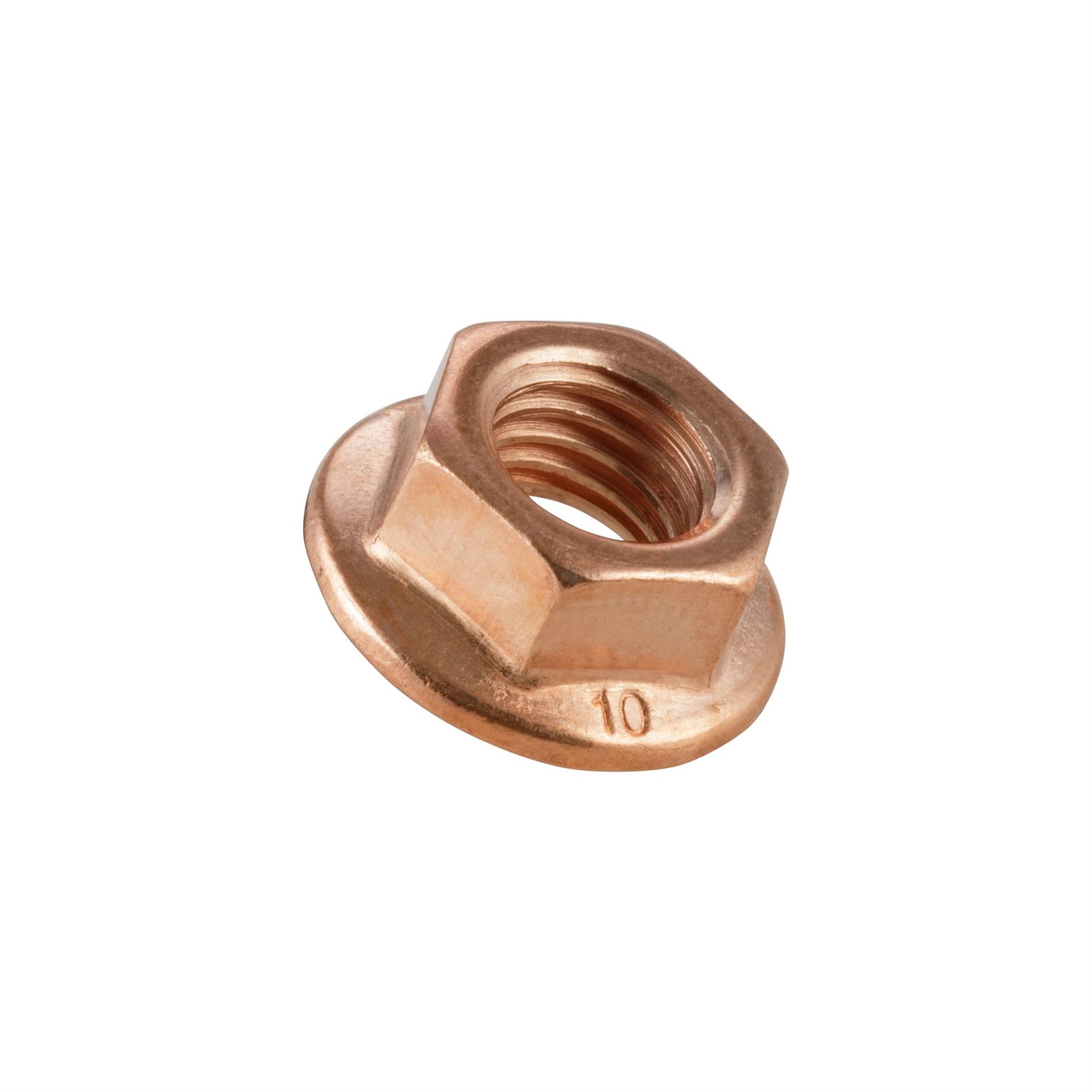 Image of Mutter M7x1,0 mm Sechskant mit Flansch, Zylinderkopf, PIAGGIO für MINARELLI (4) für MINARELLI (4)