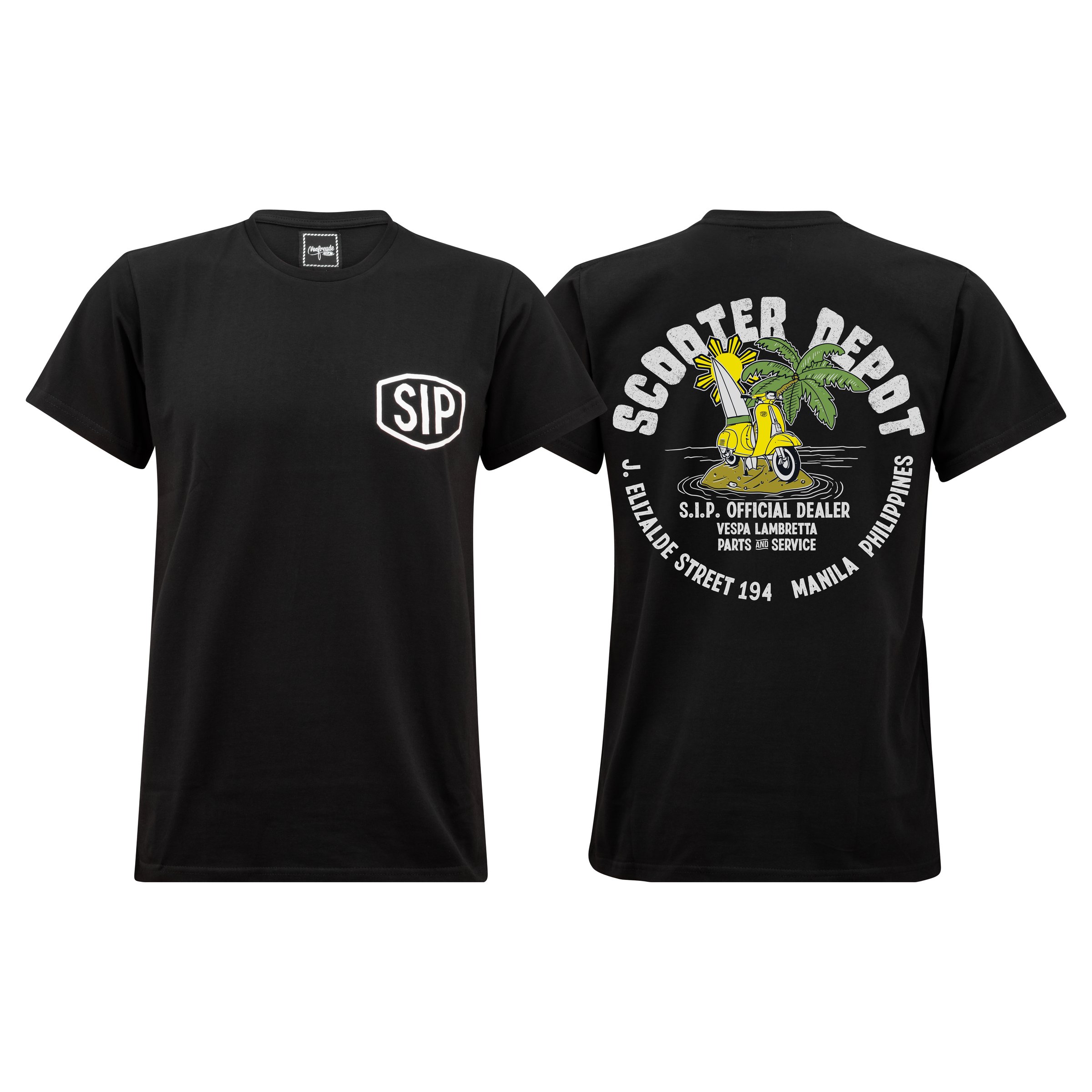 Image of T-Shirt SIP Destination Scooter Depot / Philippines Größe: M für Männer für Männer