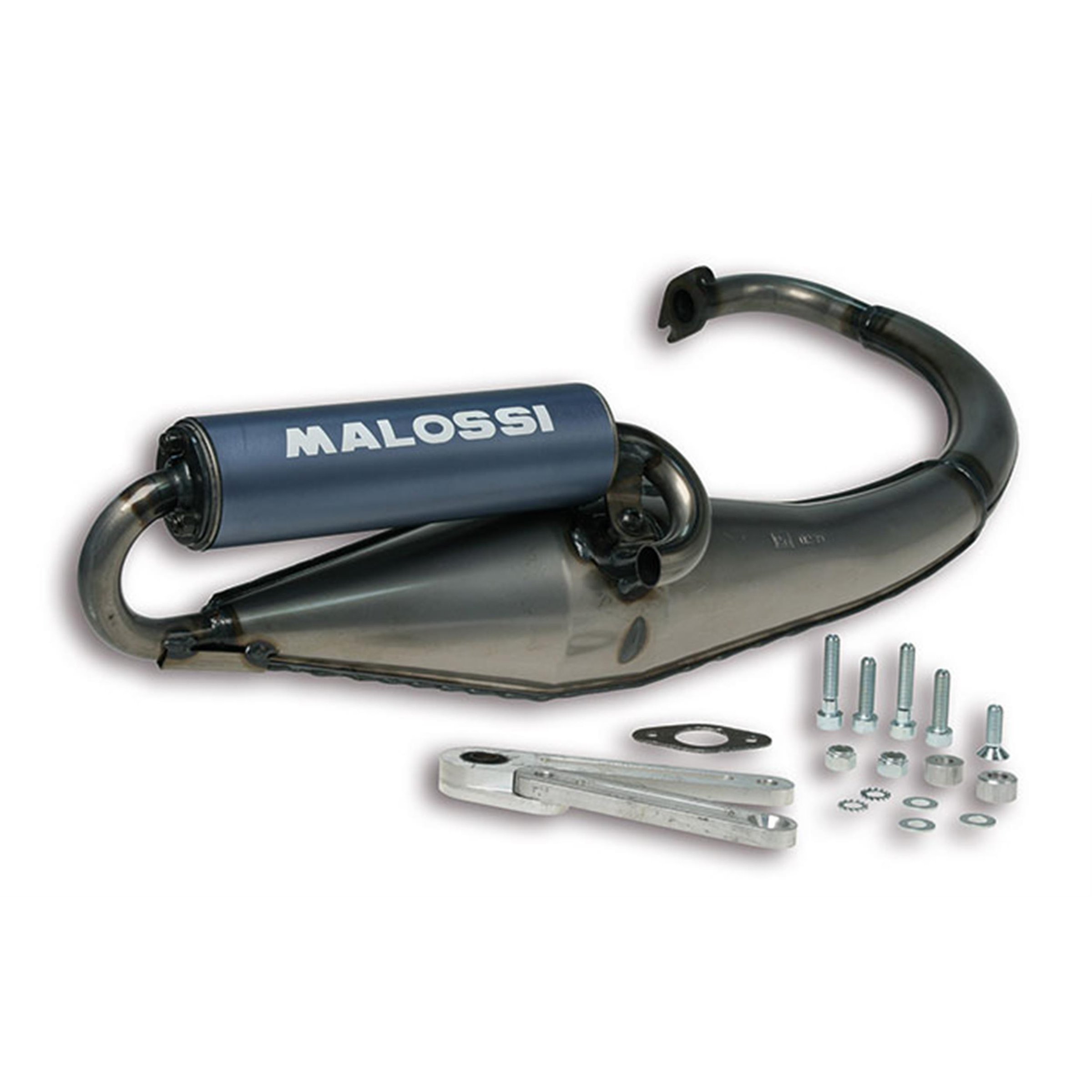 Image of Rennauspuff MALOSSI Flip 3216692 für APRILIA Sportcity One/GILERA Runner Purejet/SP/Stalker/Typhoon/PIAGGIO NRG MC3 Purejet/Power 50ccm 2T LC für APRILIA Sportcity One/GILERA Runner Purejet/SP/Stalker/Typhoon/PIAGGIO NRG MC3 Purejet/Power 50ccm 2T LC