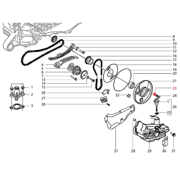 Image of Unterlegscheibe Grundplatte Ölwanne 5x10 mm (d) 0,8mm, PIAGGIO für Vespa ET4/LX/LXV/S/Primavera/Sprint/GTS/GTS Super/GTV/GT/GT L/946 125-200ccm