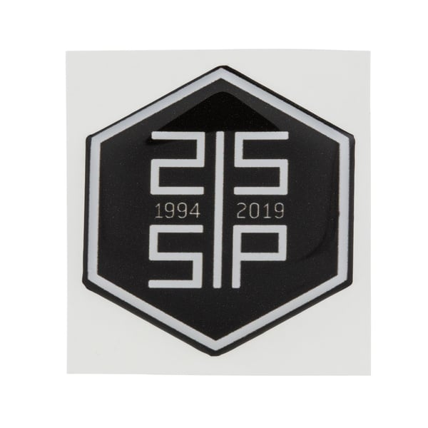 Image of Emblem "SIP 25 Jahre" 6-Eck Kaskade für Vespa PK50-125 XL/XL2/PX80-200E/Lusso/'98/T5
