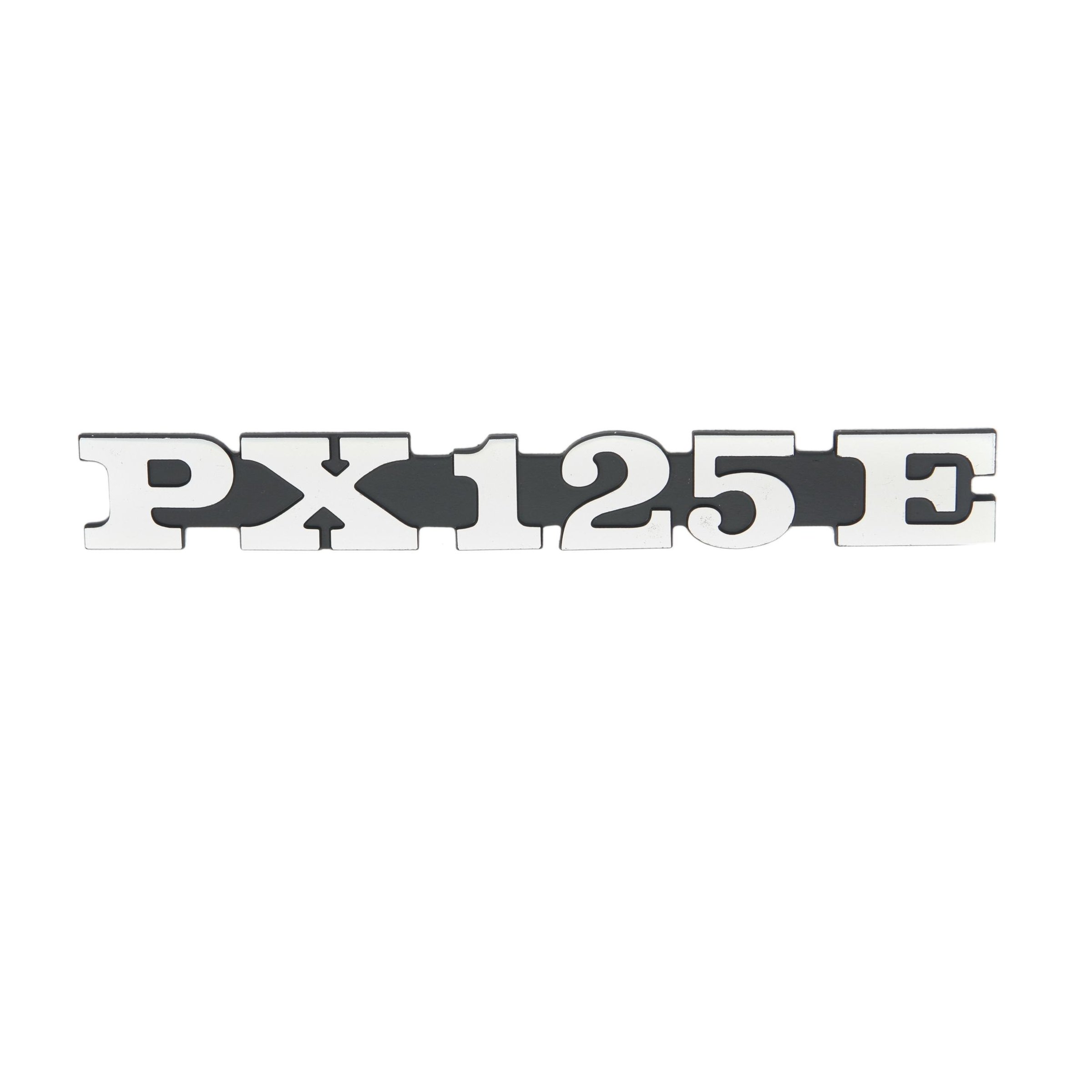 Image of Schriftzug PX 125E Seitenhaube links 194717 für Vespa PX 125E ->200000 für Vespa PX 125E ->200000