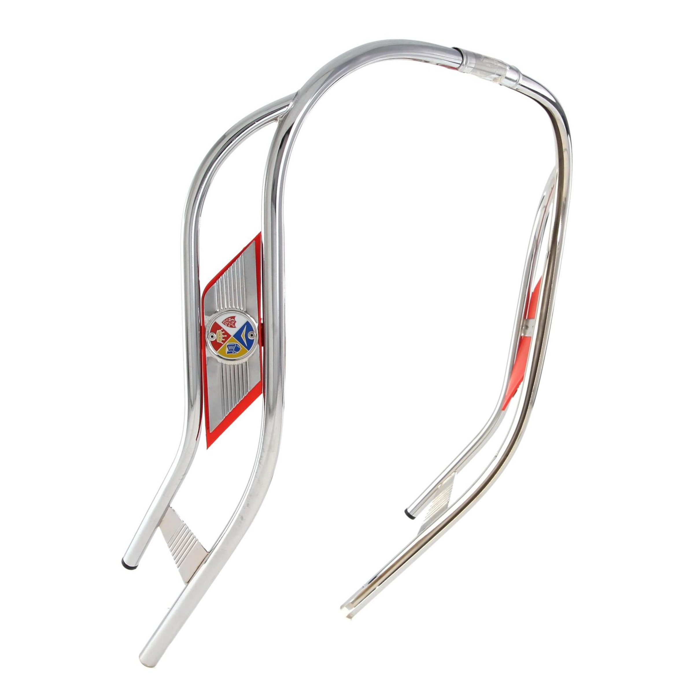 Image of Doppelschlitzrohr Beinschild CUPPINI für Vespa 125 GT/GTR/Super/TS/150 Sprint/V/Super für Vespa 125 GT/GTR/Super/TS/150 Sprint/V/Super