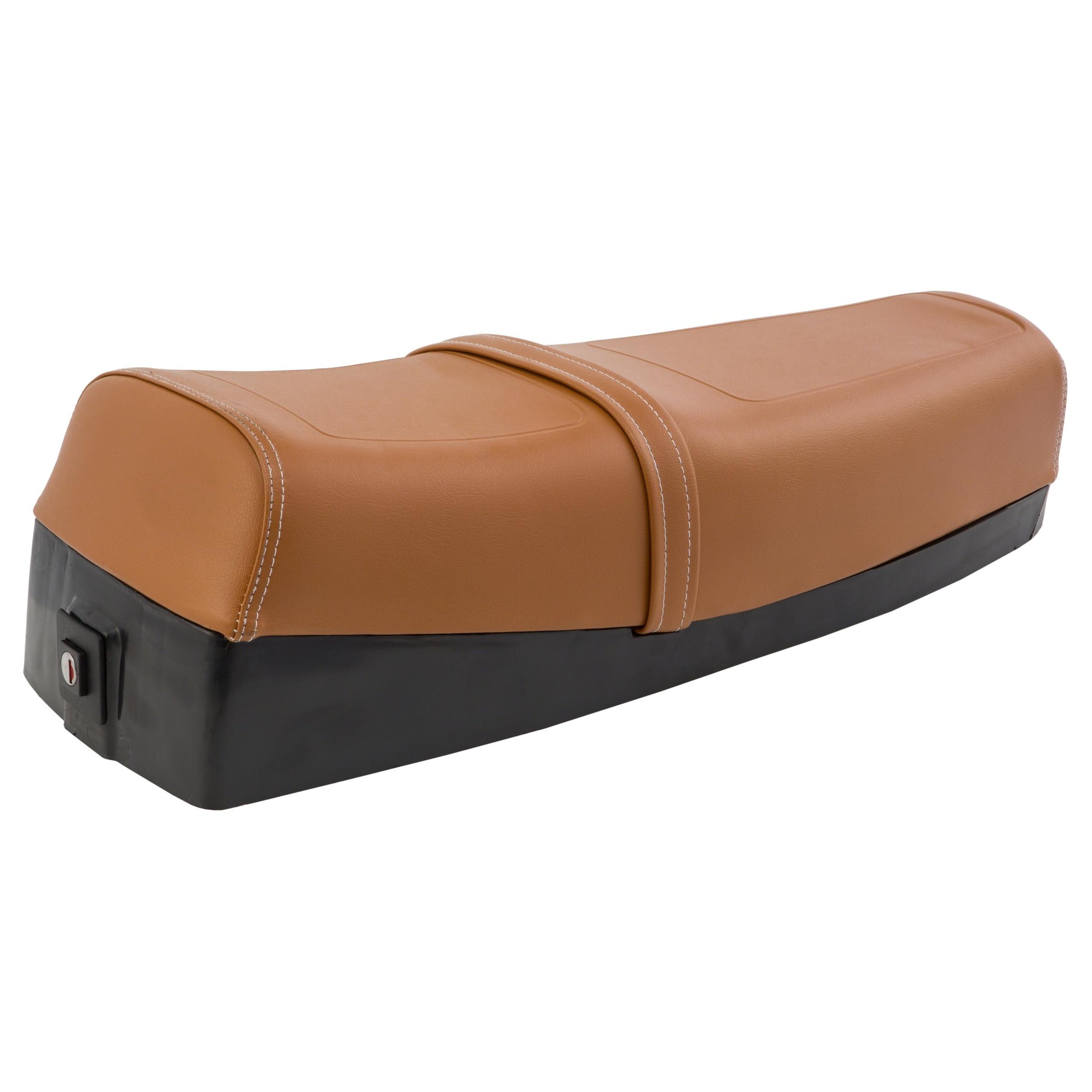Image of Sitzbank DIEFFE braun, orangebraun RAL 8023 für Vespa PK50-125/S/XL/Plurimatic/Automatica für Vespa PK50-125/S/XL/Plurimatic/Automatica