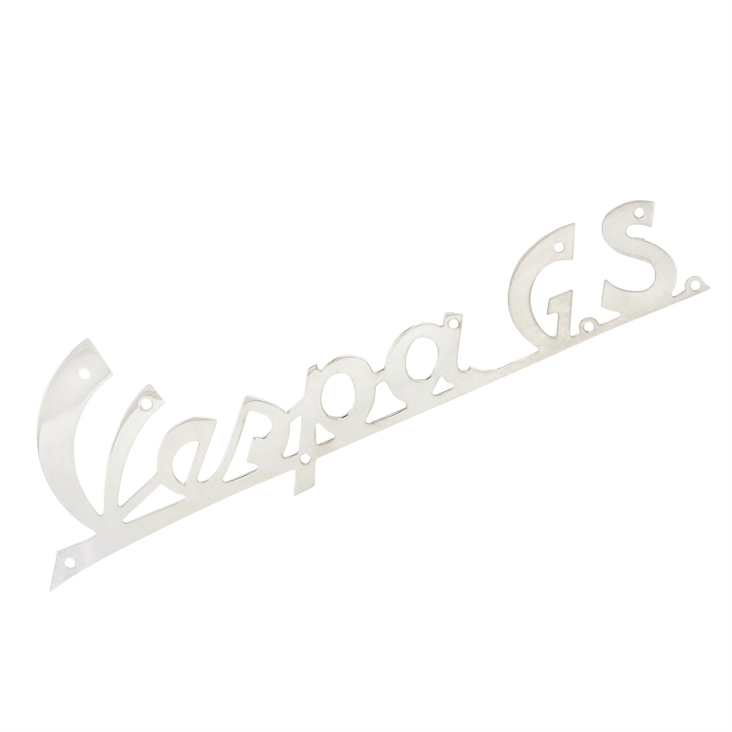 Image of Schriftzug "Vespa GS" Beinschild vorne für Vespa 150 GS VS1-5T (e) , Exportmodelle für Vespa 150 GS VS1-5T (e) , Exportmodelle
