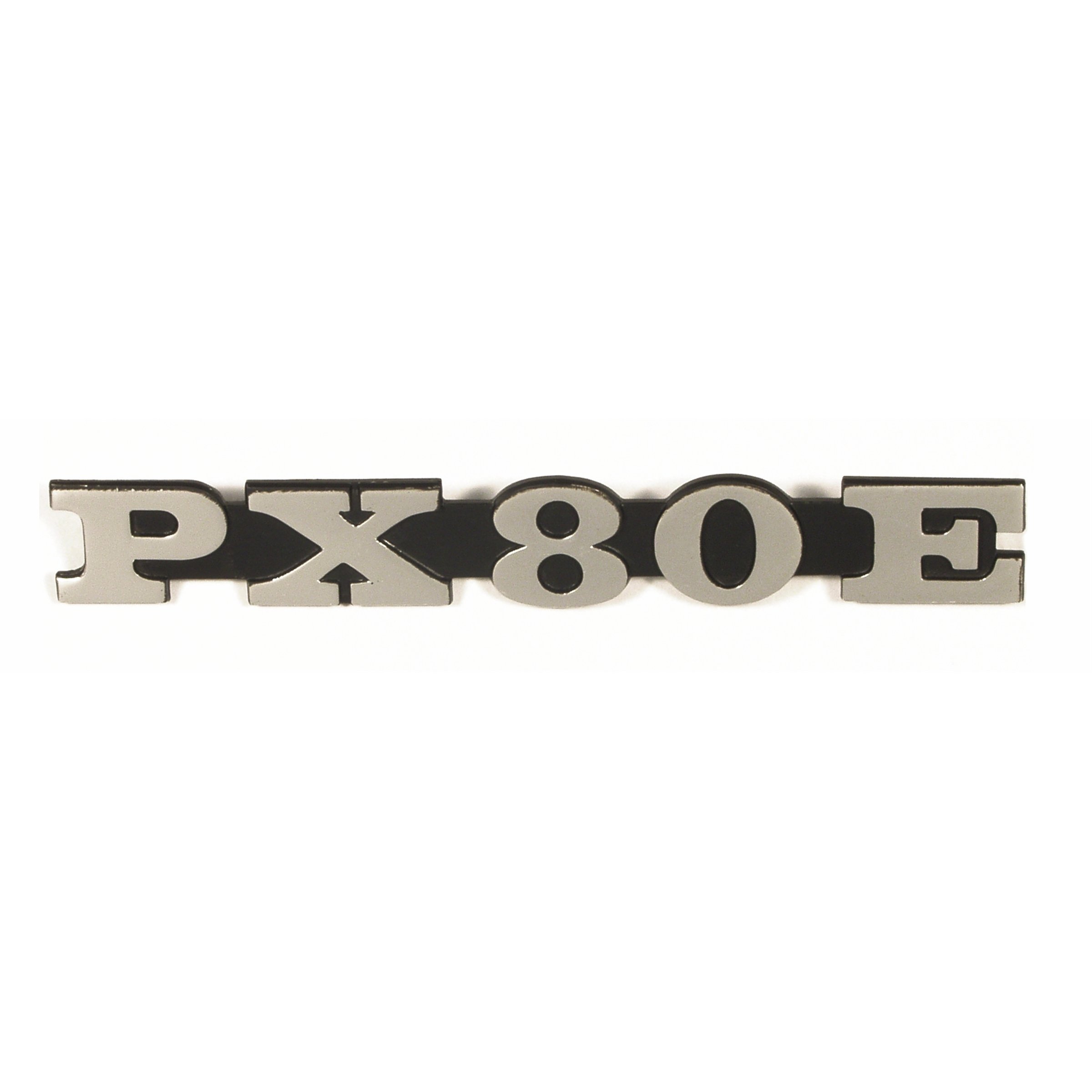 Image of Schriftzug PX80E Seitenhaube links 195495 - 199361 für Vespa PX 80 E Lusso für Vespa PX 80 E Lusso