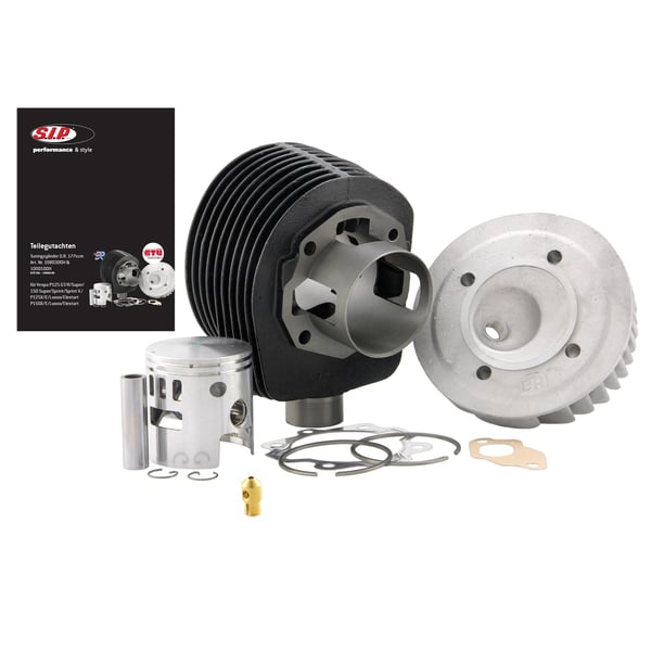 Image of Rennzylinder SIP D.R. 177 ccm Legal für Vespa 125 GTR 2°/TS/150 Sprint 2°/V/Super 2°/PX125-150/PE/Lusso ->'89