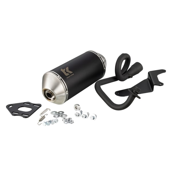 Image of Rennauspuff TURBO KIT GMax für Vespa/PIAGGIO ET4/LX/S/Fly/Liberty/Zip II 50ccm, 4T AC, 2-Ventil