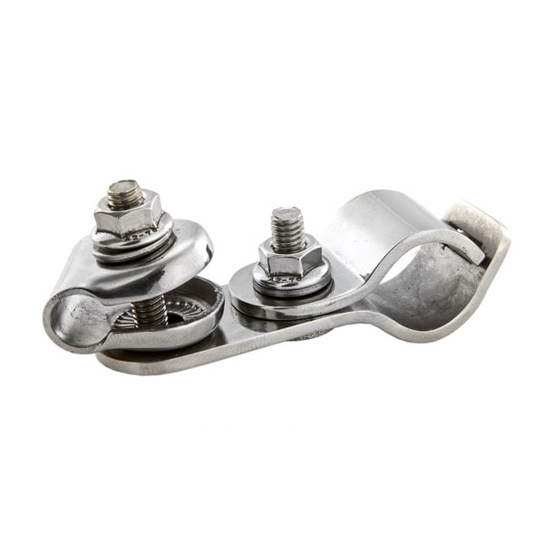 Image of Klemme Spiegelstangenbefestigung STADIUM Rohrlenker/Gepäckträger vorne, für 3/4" Rohre (Ø16-19mm)