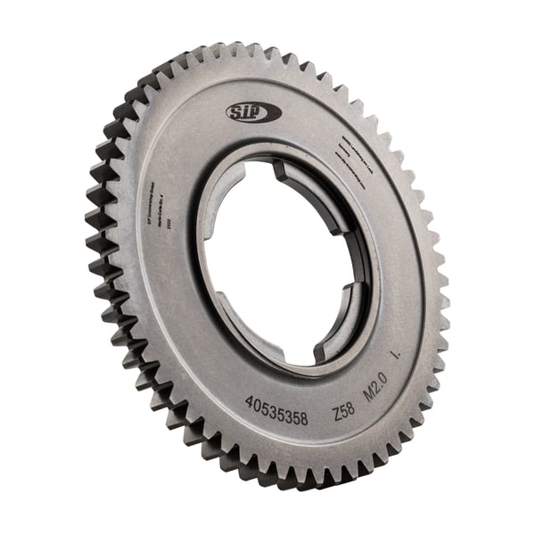 Image of Zahnrad Z 58 SIP 1. Gang 4-Gang PK für Vespa 50 S 3°/Special V5B3T 3°/V5B4T 2°/SR (D)/100 2°/125 PV 2°/ET3 2°/PK50/S/SS/XL/2/FL/PK80-125 S/PK125/ETS/N//XL/XL2