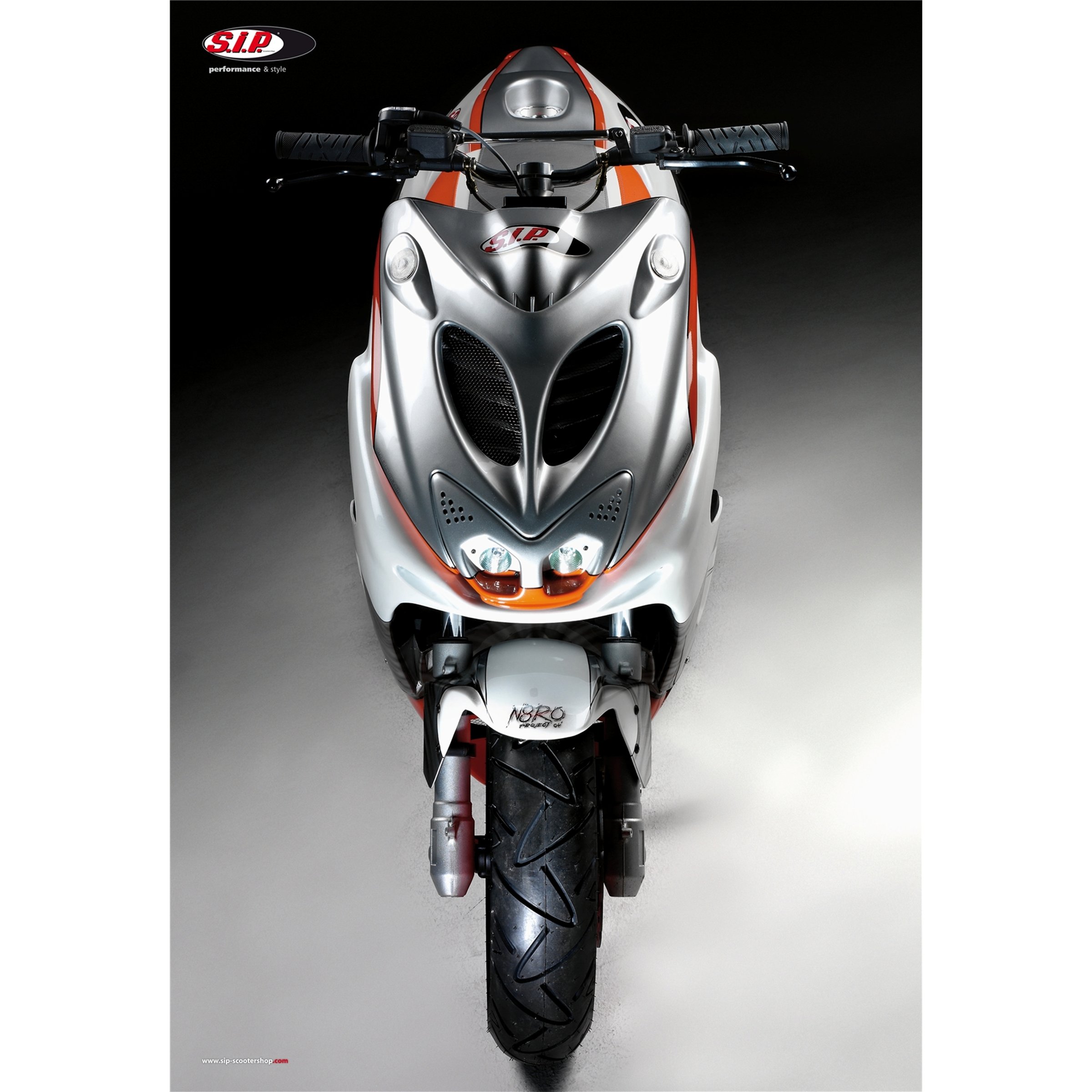 Image of Poster SIP N8RO RACER PROJECT FRONTVIEW SCOOTER