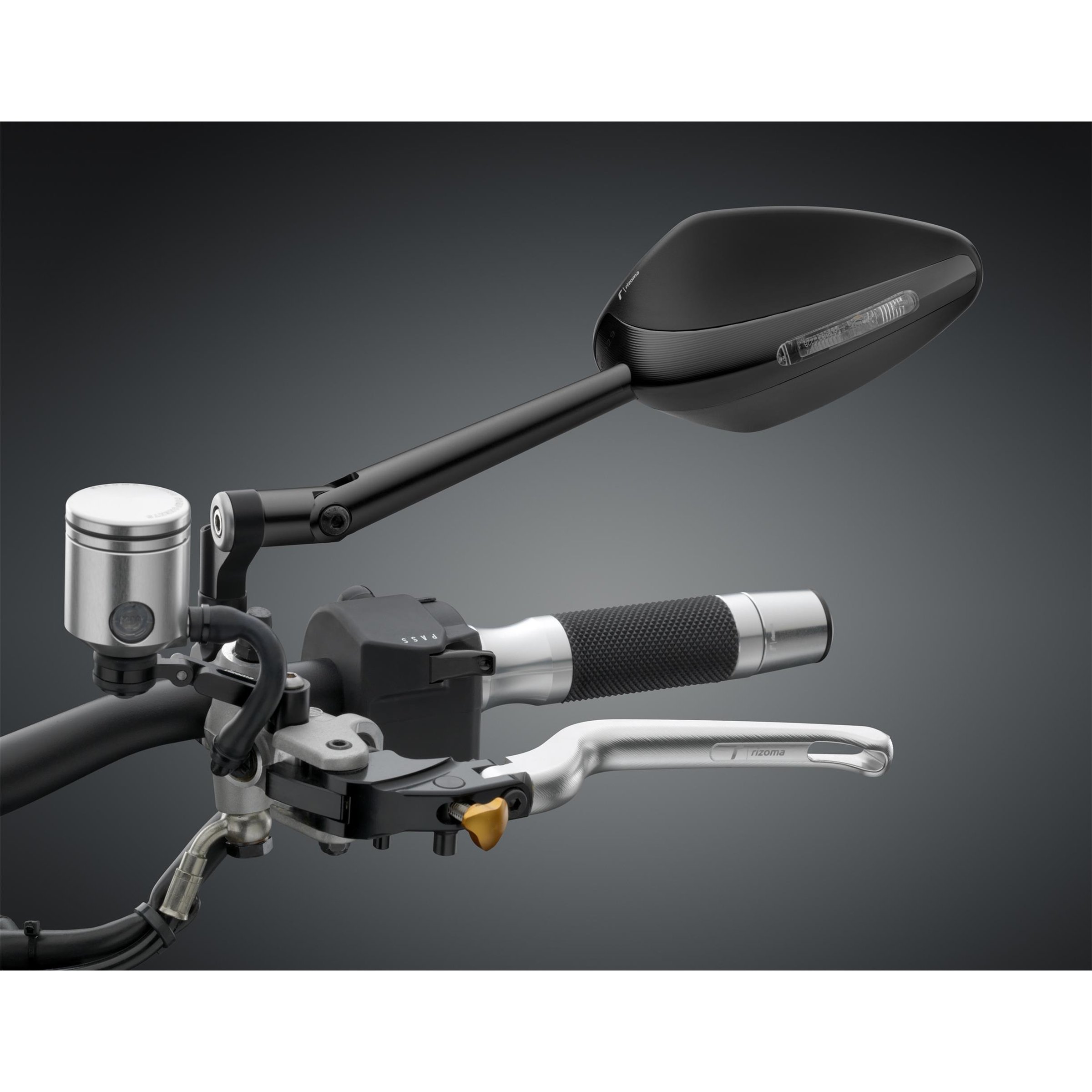 Image of Spiegel RIZOMA "Veloce L naked" links oder rechts für Vespa LX/LXV/S/GTS/GTS Super/GTV/GT 60/GT/GT L für Vespa LX/LXV/S/GTS/GTS Super/GTV/GT 60/GT/GT L