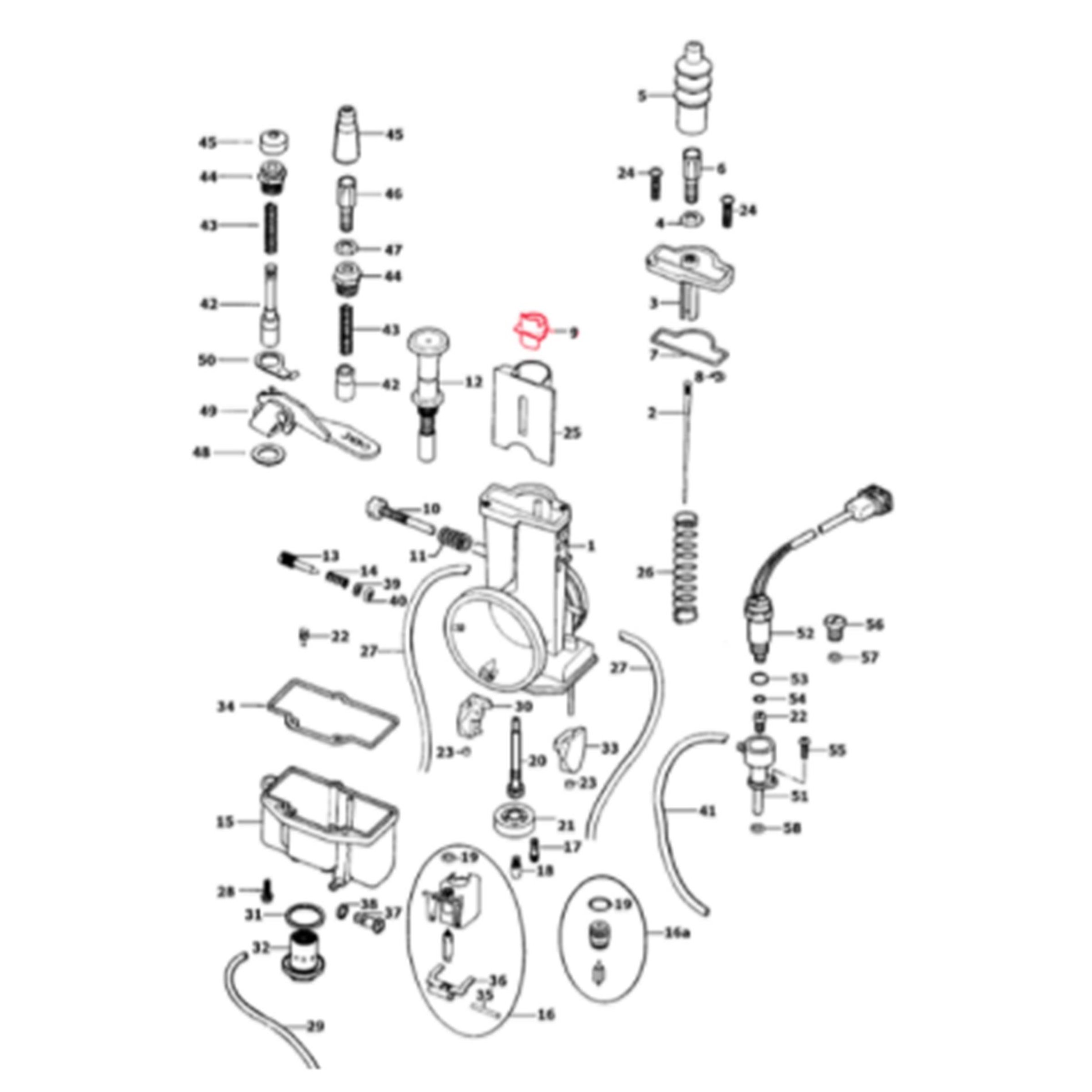 Image of Düsennadelsicherung MIKUNI, für TMX 32-38