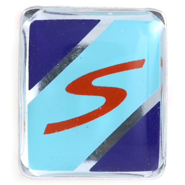 Image of Emblem S Kotflügelnippel 654821 für Vespa S 50-150ccm/GTS Super/Super Sport 125/300ccm