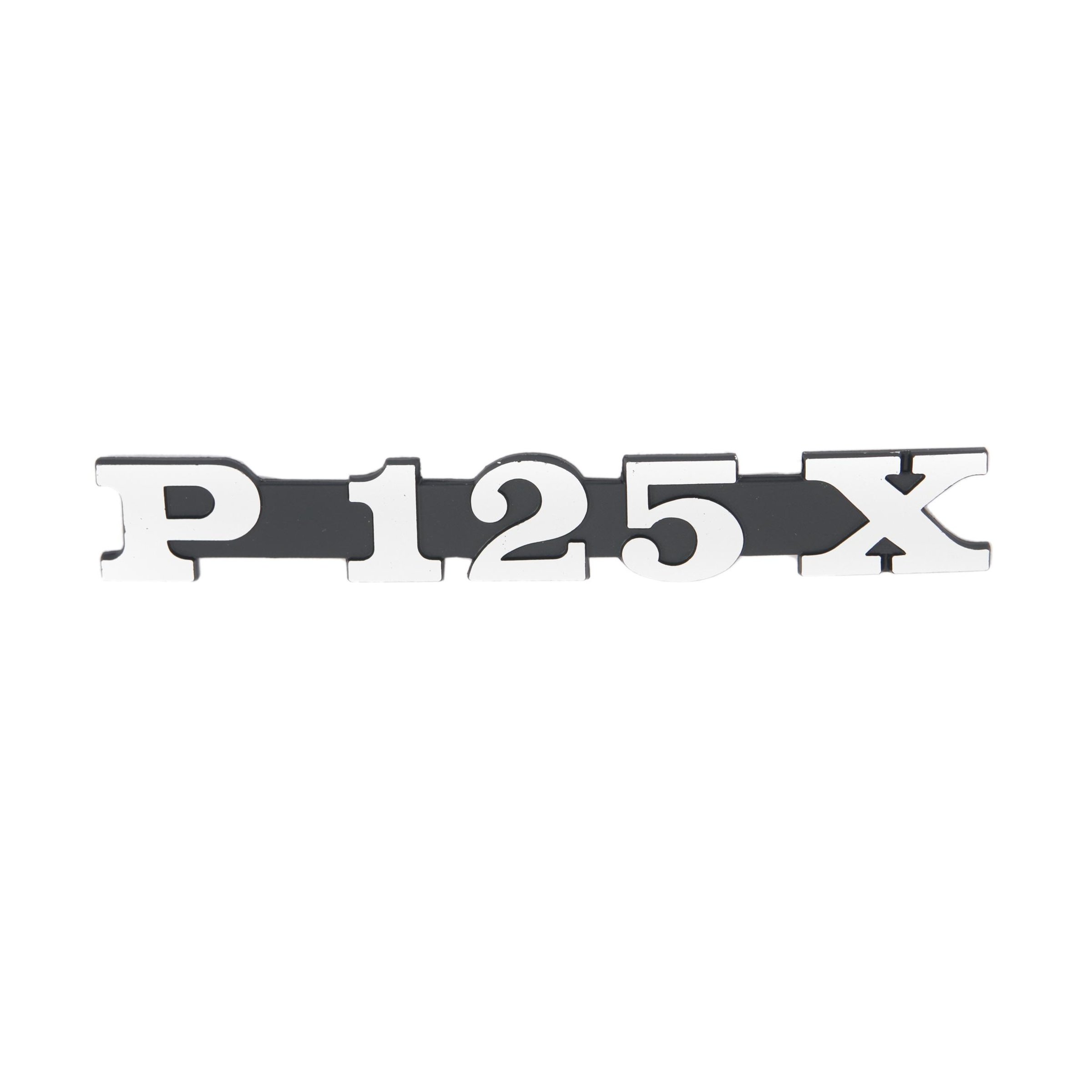 Image of Schriftzug P125X Seitenhaube links 181327 für Vespa P125X für Vespa P125X