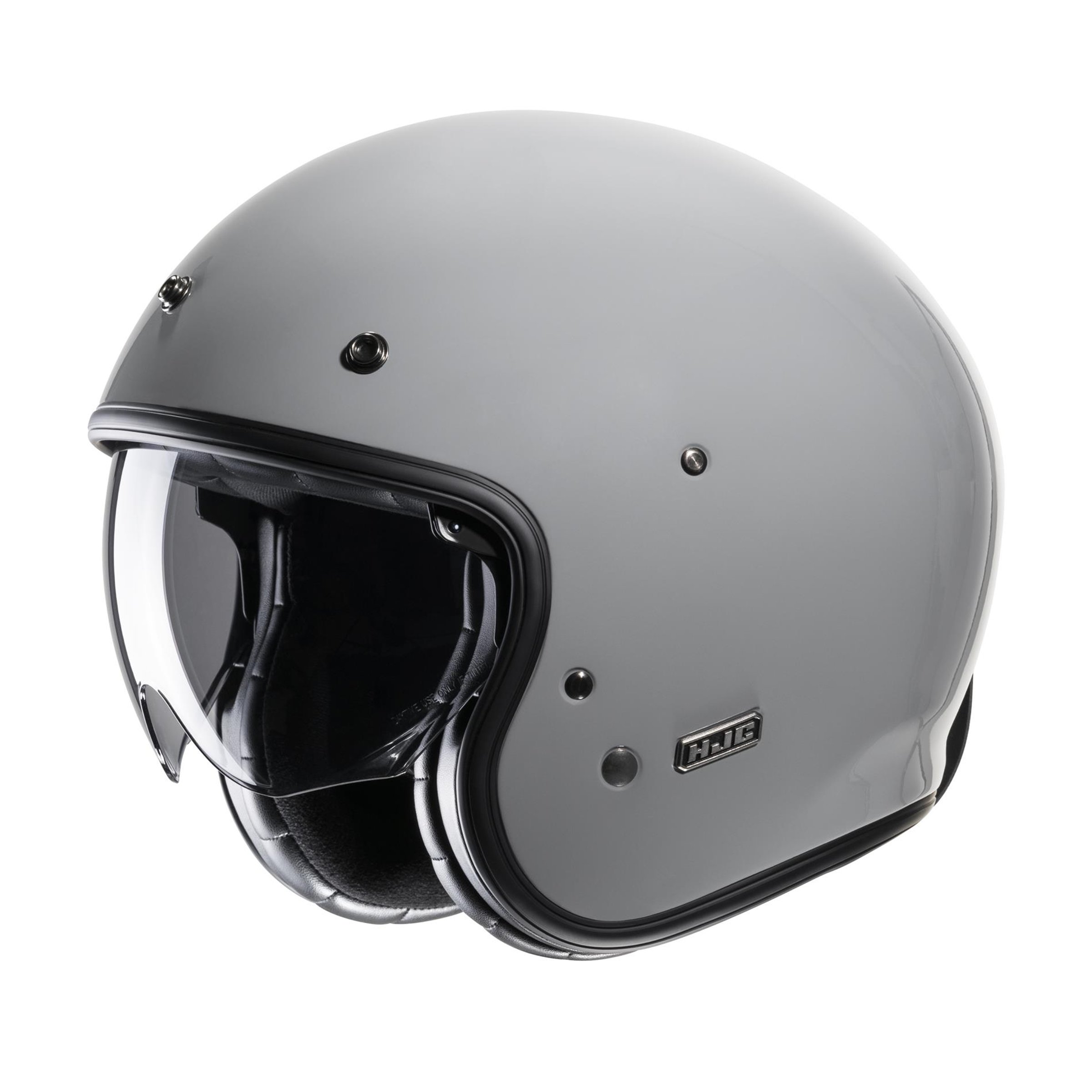 Image of Helm HJC V31 Solid, grau glänzend, Gr. L, 58-59 cm Jethelm Jethelm