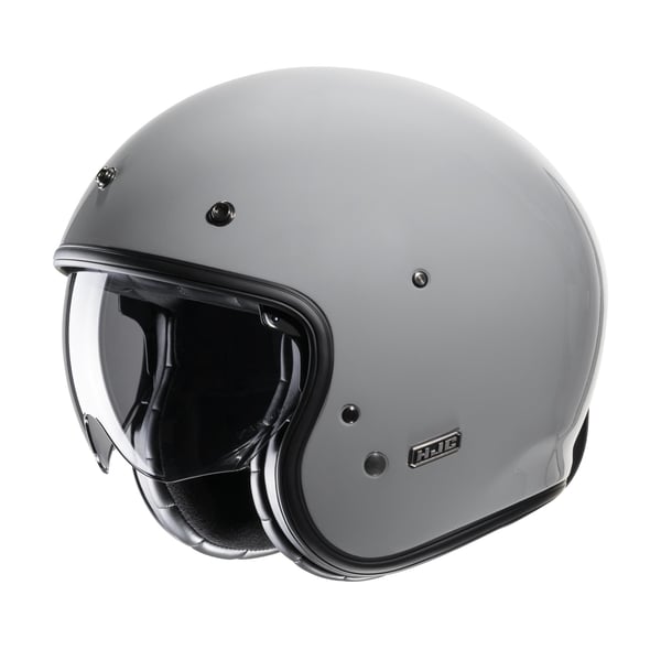Image of Helm HJC V31 Solid, grau glänzend, Gr. L, 58-59 cm Jethelm