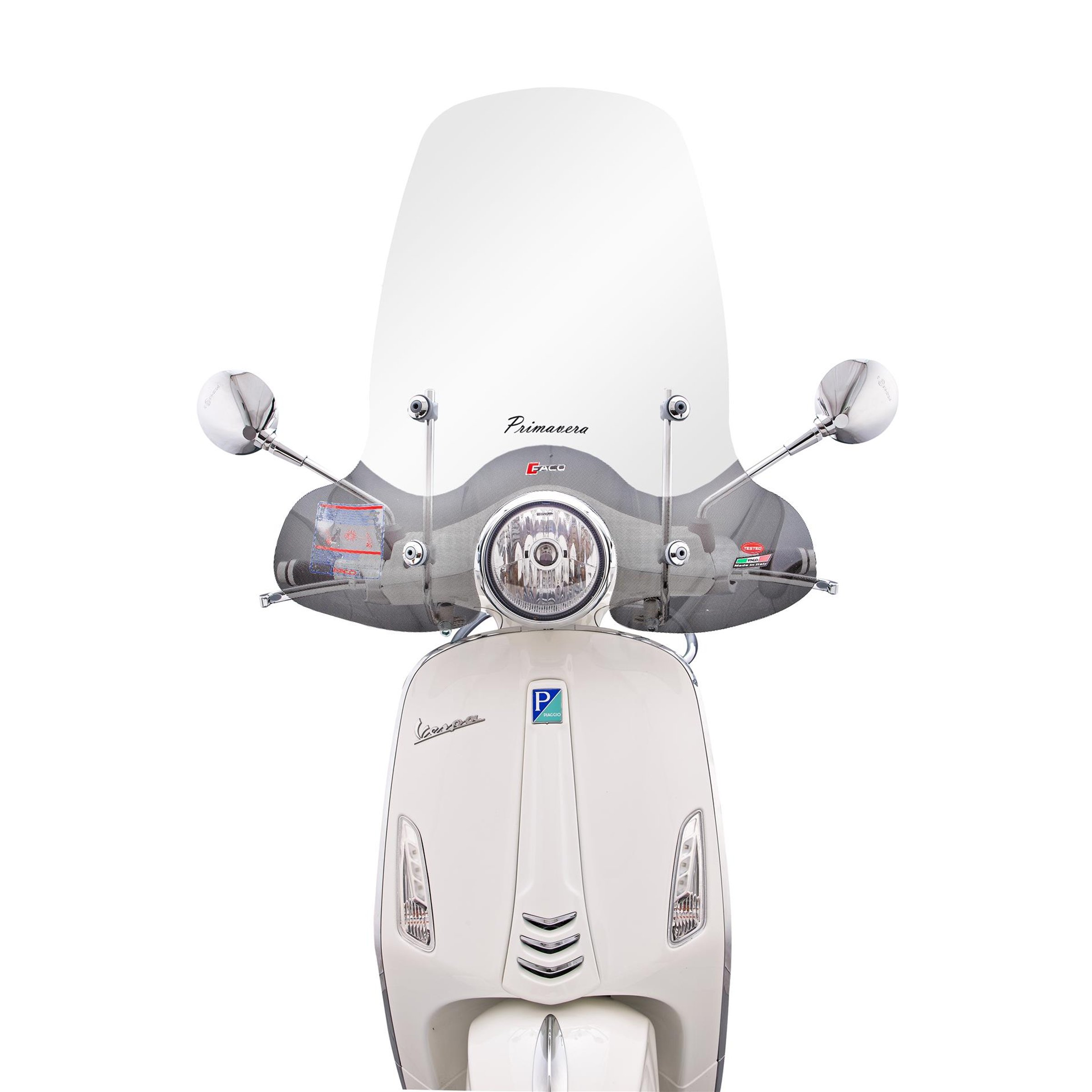 Image of Windschild FACO für Vespa Primavera 50-125ccm 2T/4T ('14-) für Vespa Primavera 50-125ccm 2T/4T ('14-)