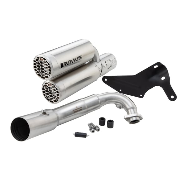 Image of Rennauspuff REMUS Double Mesh für Vespa GTS/GTS Super/GTV 300ccm (`20-)