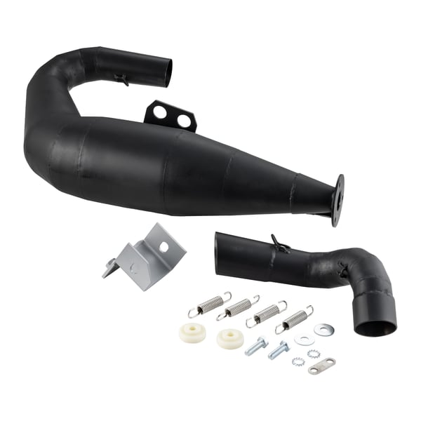 Image of Rennauspuff SIP Performance 2.0, Material: Stahl schwarz für Vespa 200 Rally/P200E/PX200 E/Lusso/'98/MY/Cosa 1 200