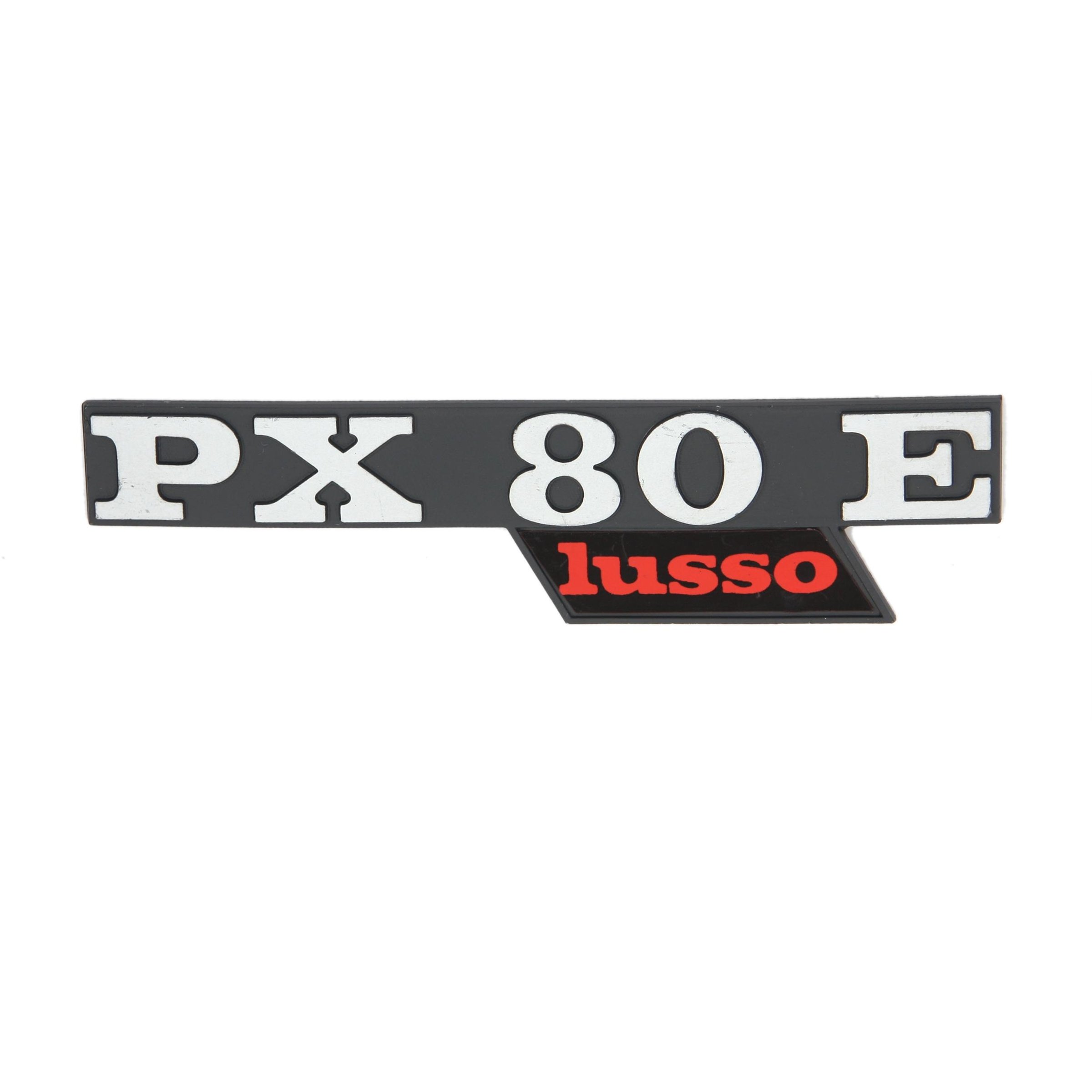 Image of Schriftzug P/A PX80 E Lusso Seitenhaube links 199361 für Vespa PX 80 E Lusso (D) für Vespa PX 80 E Lusso (D)
