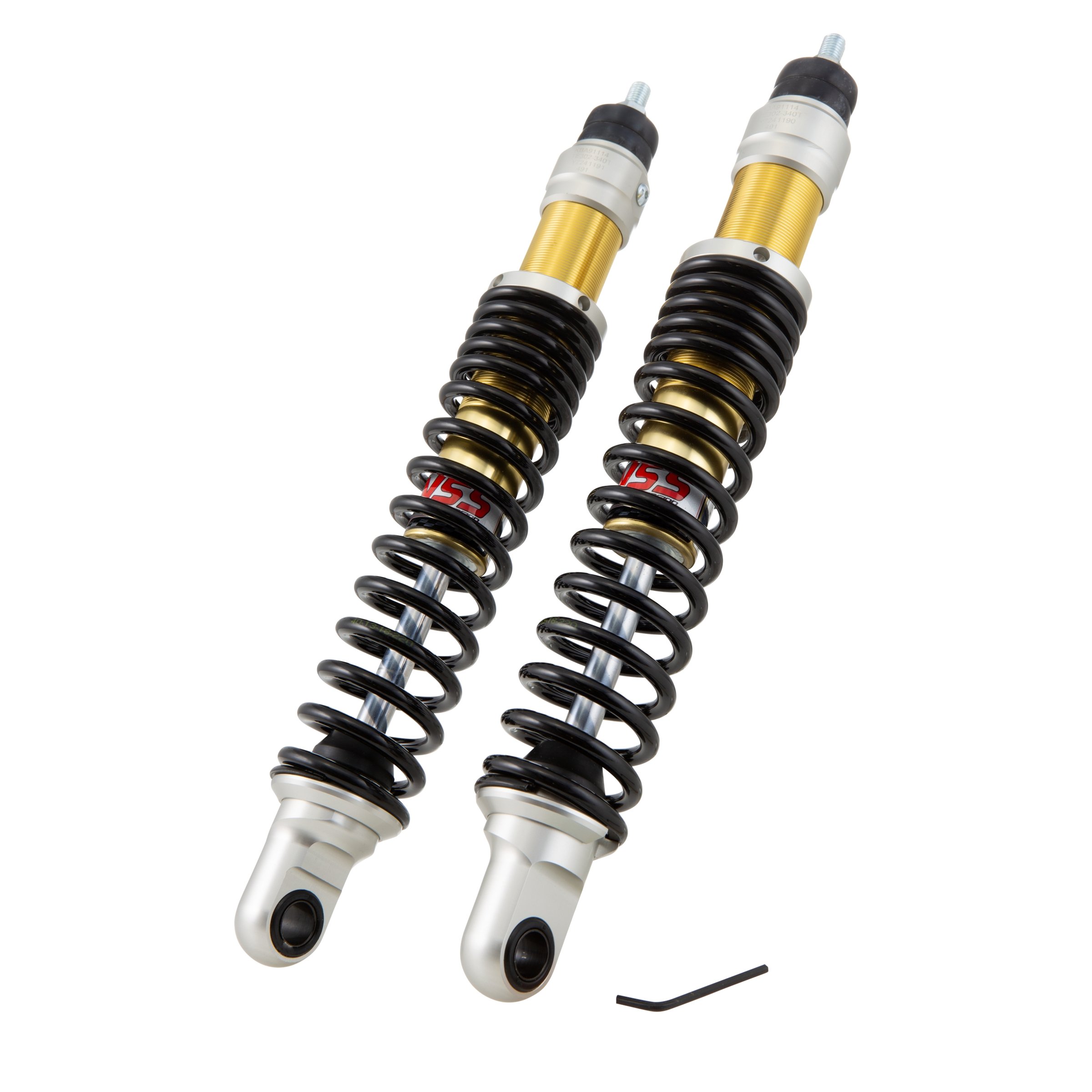 Image of Stoßdämpfer YSS Twin E-Serie TE302-340T-02AL-X hinten für Vespa GTS/GTS Super/GTV/GT 60/GT/GT L 125-300ccm für Vespa GTS/GTS Super/GTV/GT 60/GT/GT L 125-300ccm