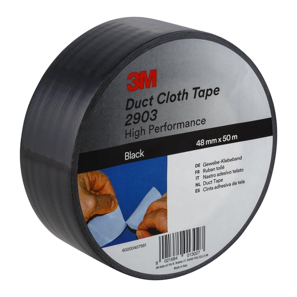Image of Gewebeklebeband 3M 2903 schwarz
