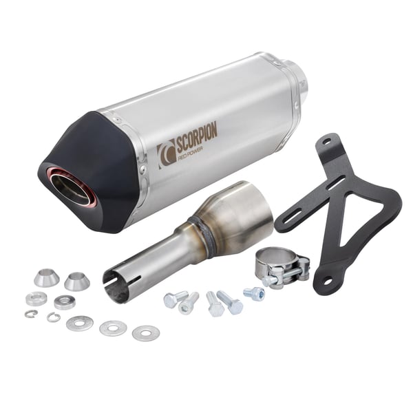 Image of Rennauspuff SCORPION "Red Power" für Vespa GTS/GTS Super/GTV 300ccm HPE (`20-)