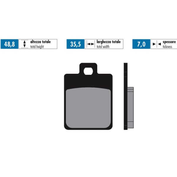 Image of Bremsbeläge POLINI Original S14 174.0014