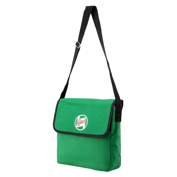 Image of Schultertasche CASTROL CLASSIC Logo grün/weiß/rot