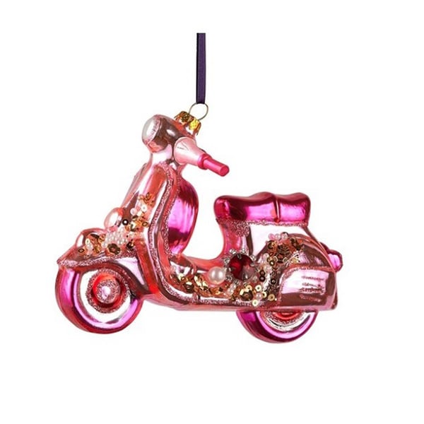 Image of Christbaumschmuck "Roller" rosa