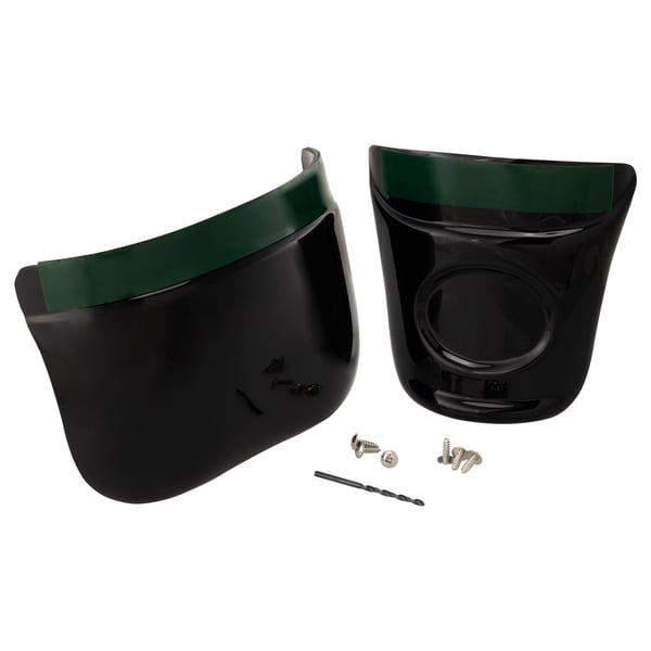 Image of Spritzschutz SLUK Guard/Tail GB, Kotflügel vorne & hinten Kunststoff schwarz glänzend für Vespa GTS/GTS Super/GTV/GT 60/GT/GT L 125-300ccm (-'18)