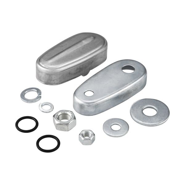 Image of Grundplatte mit Schwingenabdeckung Kit CIF, Schwinge, 5175-KT für Vespa V50-PV/ET3 (I) PK50(I)/S/SS/XL