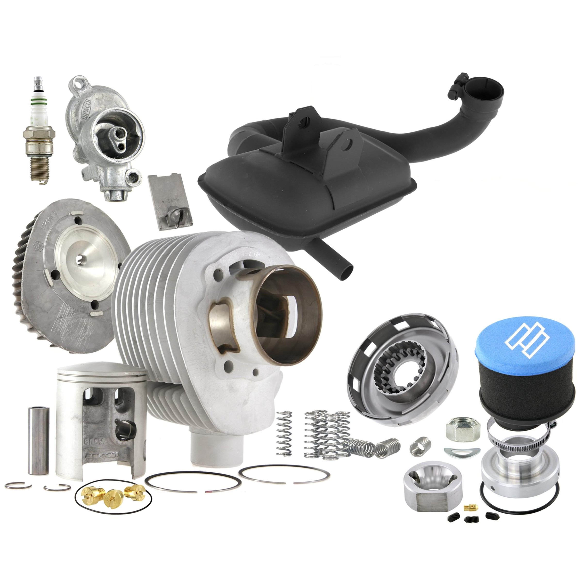 Image of Tuningkit MALOSSI Sport 210 ccm "Sport MKII" für Vespa PX200 E Lusso '95->/'98/MY für Vespa PX200 E Lusso '95->/'98/MY