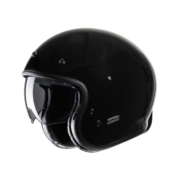 Image of Helm HJC V31 Solid, schwarz, Gr. M, 57-58 cm Jethelm