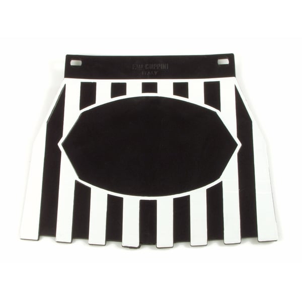 Image of Spritzlappen schwarz/weiß gestreift