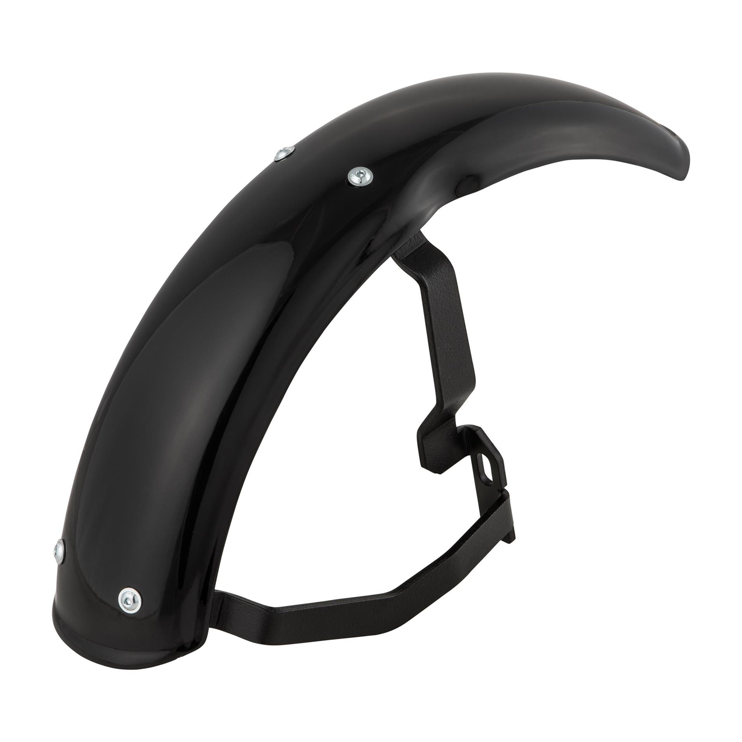 Image of Kotflügel SIP Garelli 2.0 EVO II, vorne Material: GFK schwarz für Vespa PK50-125 S/XL/XL2/Automatica/PX80-200/PE/Lusso/`98/MY/T5 für Vespa PK50-125 S/XL/XL2/Automatica/PX80-200/PE/Lusso/`98/MY/T5