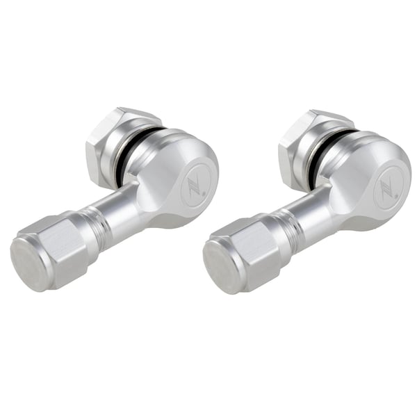 Image of Ventileinsatz ZELIONI für schlauchlos Reifen/Felge 80° silber eloxiert