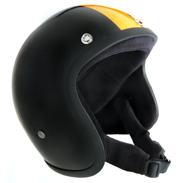 Image of Helm BANDIT Race Jet, schwarz/orange, Gr. L Jethelm