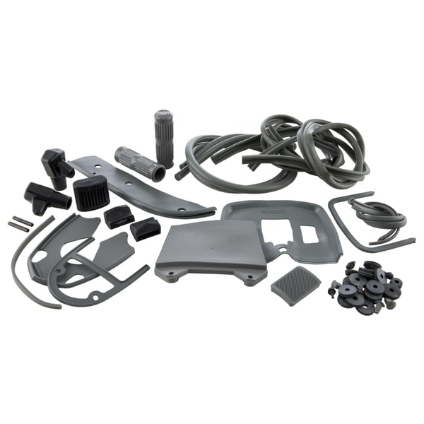 Image of Gummiteileset CASA LAMBRETTA für Lambretta 125 LI 3°-4°/150 LI 3°