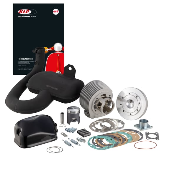 Image of Tuningkit SIP PERFORMANCE 125 ccm ROAD "Legal" für Vespa 125 VNB/GT 1°/GTR 1°/Super/150 VBB2 2°/GL 2°/Sprint 1°/V 1°/Super 1°