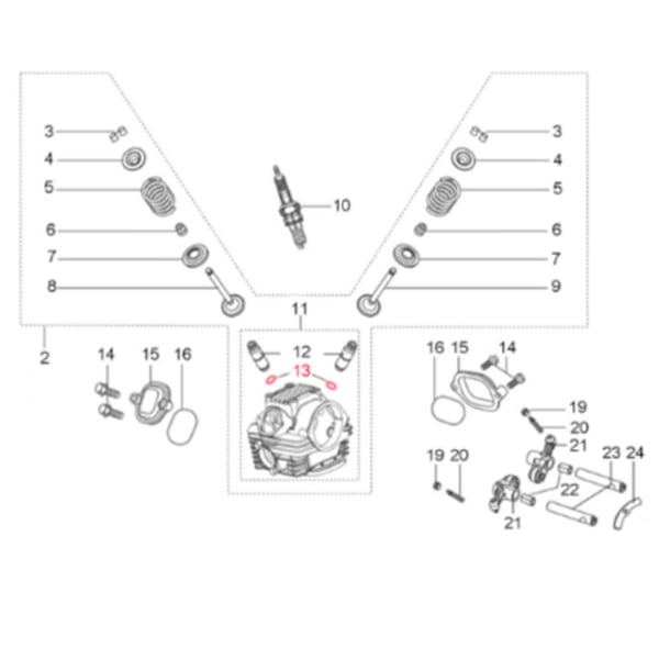 Image of Sicherungsring LML, Ventilführung, C-4771197 für LML Star 125-200 4T/Star Deluxe 125-150 4S/Speedy
