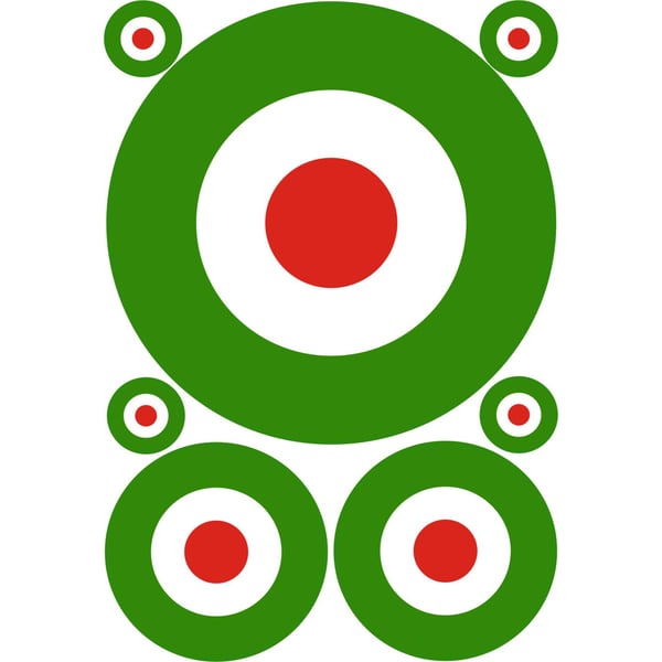 Image of Aufkleberset mit Motiv "Target"