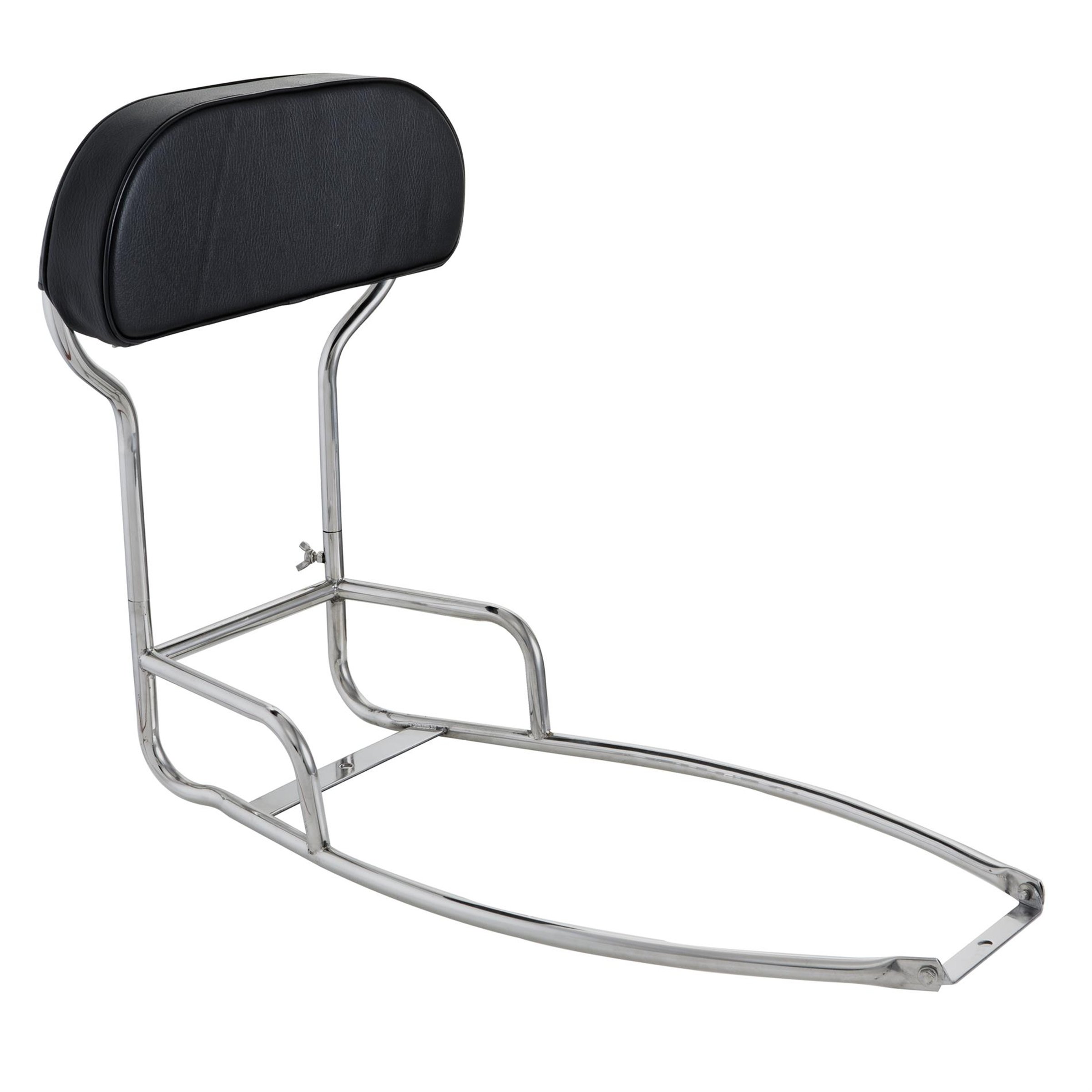 Image of Rückenlehne "Seat grab rail" schwarz für Vespa 125 VNA-TS/150 VBA-Super/160 GS/180 SS/Rally für Vespa 125 VNA-TS/150 VBA-Super/160 GS/180 SS/Rally