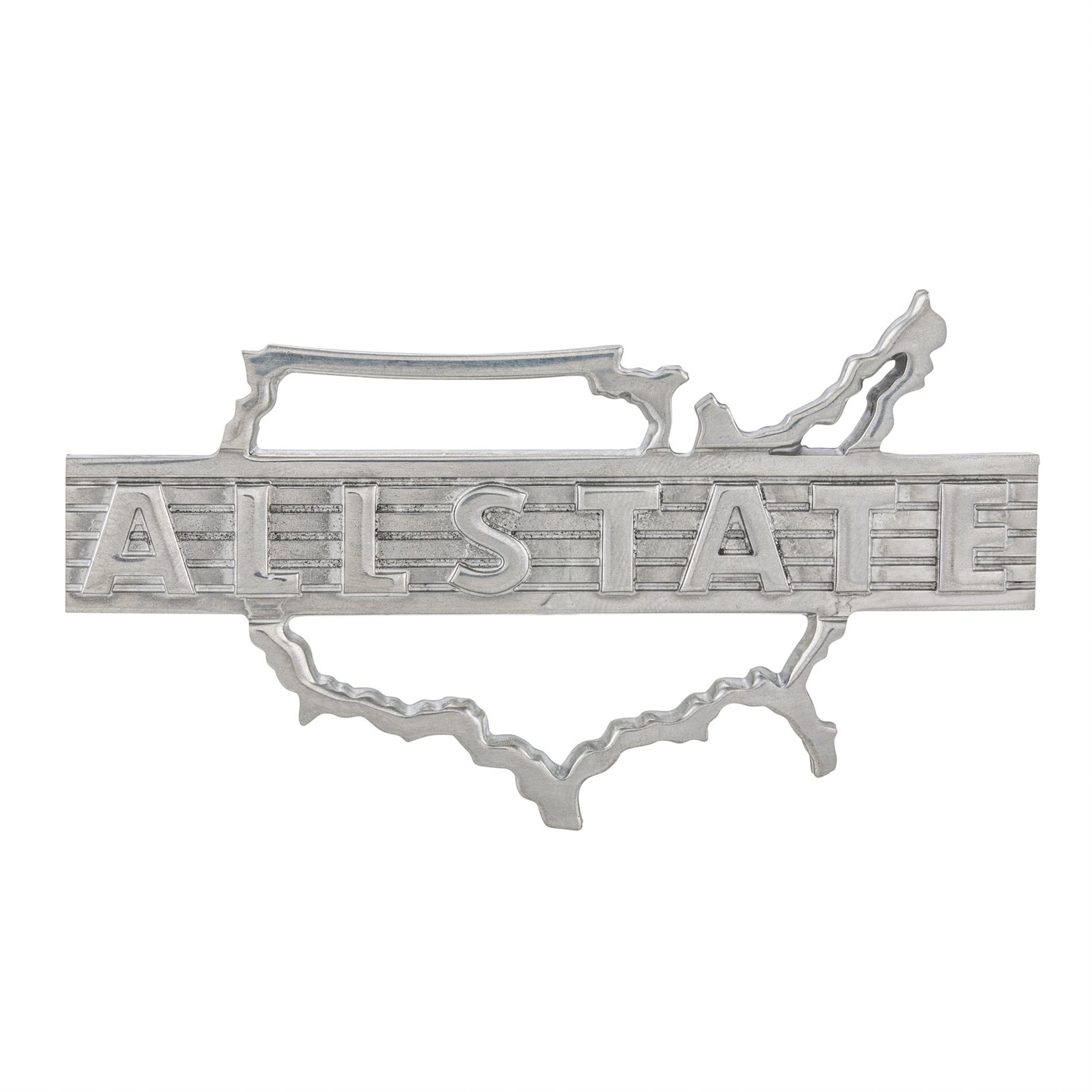 Image of Schriftzug "Allstate" Beinschild vorne