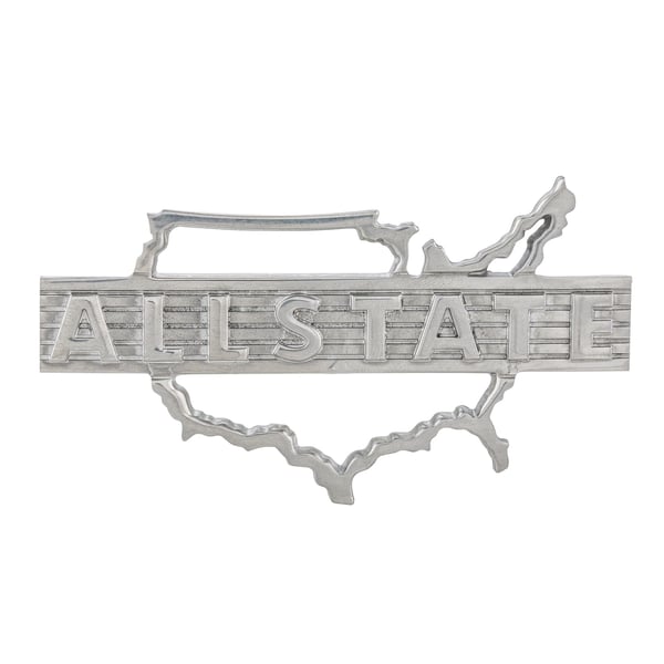 Image of Schriftzug "Allstate" Beinschild vorne