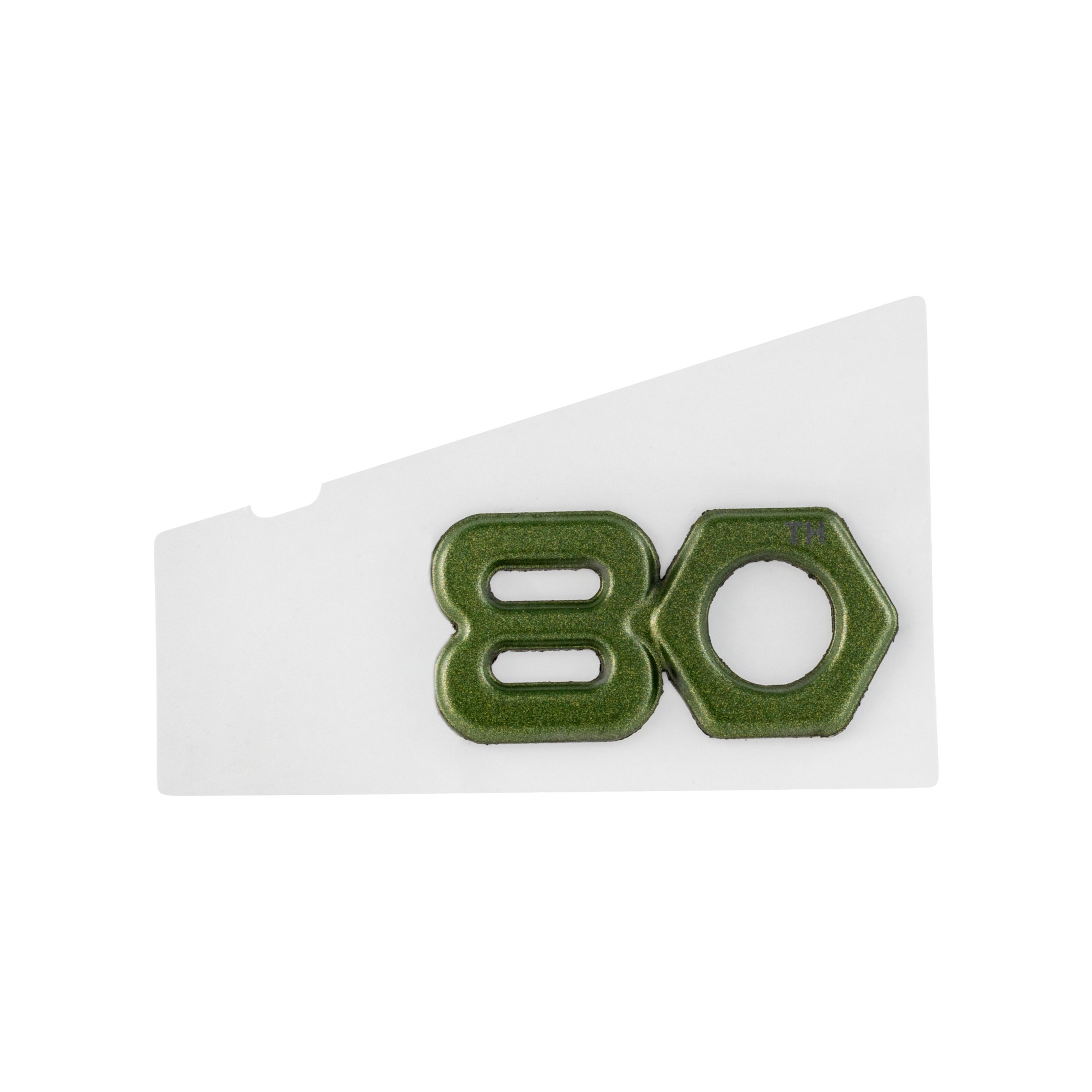Image of Emblem PIAGGIO "80" Beinschild 2H007939 für Vespa GTS 310ccm E5+ ('26-) Ottantesimo für Vespa GTS 310ccm E5+ ('26-) Ottantesimo