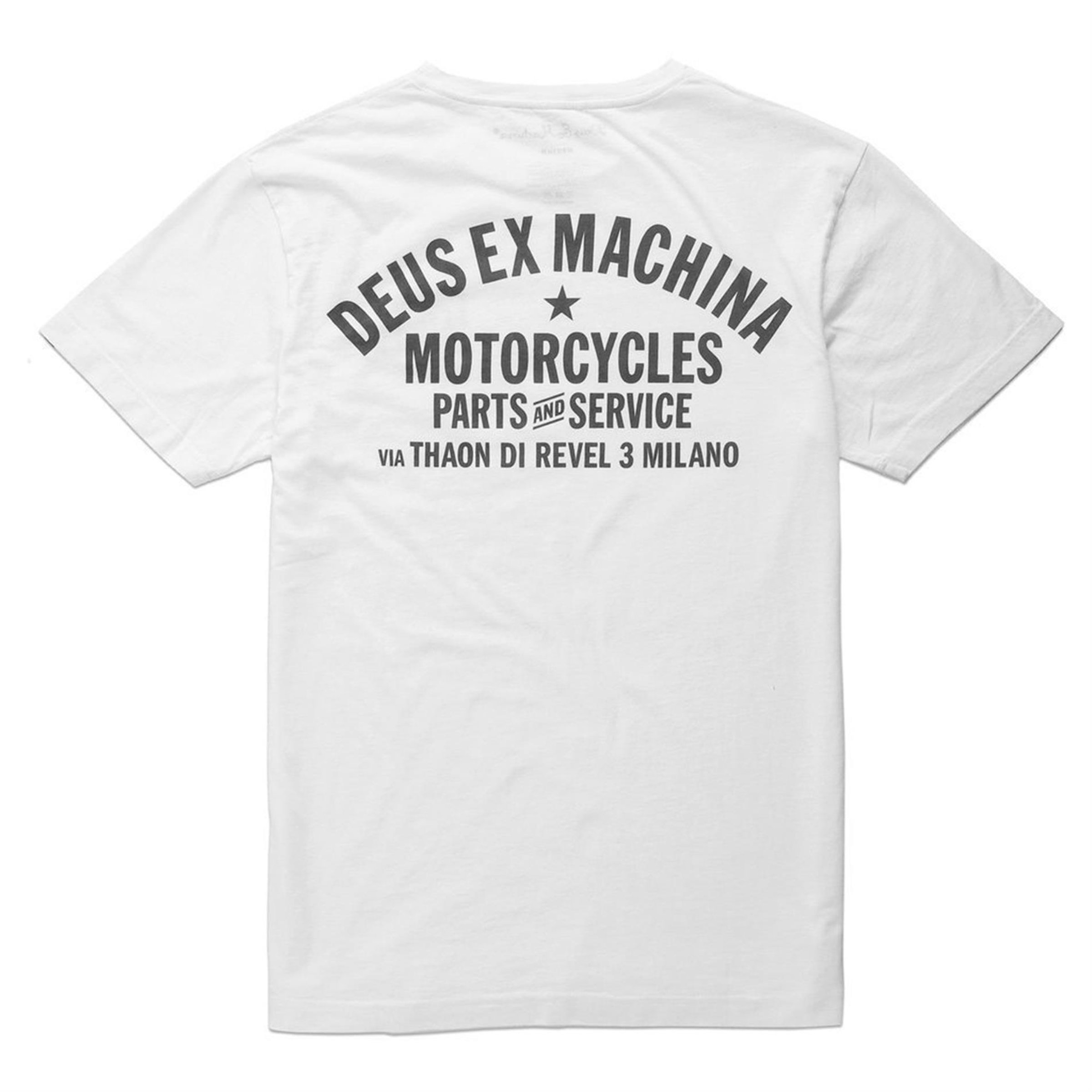 Image of T-Shirt DEUS Milano Address Größe: XXL für Männer für Männer