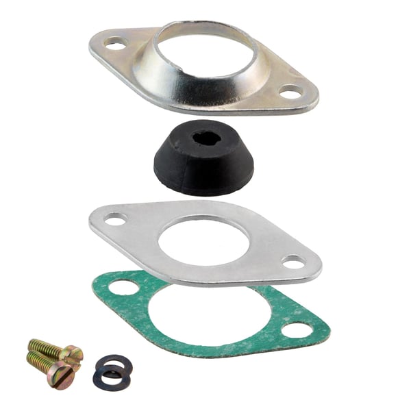 Image of Kabelklemmblech Set UNI Auto, Lüfterradgehäuse, 19017018 - 15017007 für Lambretta 125 LI 2°-3°/LIS/DL/GP/150 LI 2°-3°/LIS/SX/DL/GP/175 TV 2°-3°/200 TV/SX/DL/GP